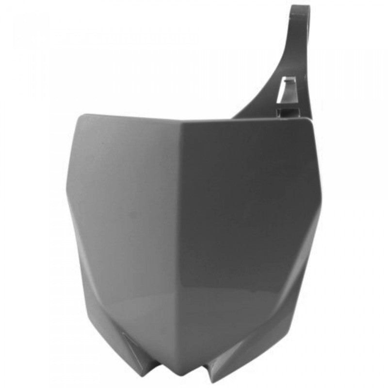 Acerbis 2015-2020 Yamaha YZ/ YZ125X-250X/ YZ250FX-450FX/ 2010-2018 YZ250F-450F Front Number Plate - Gray - 2171750011