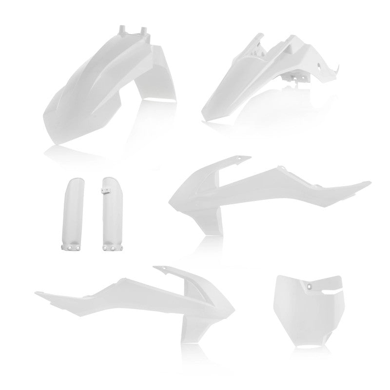 Acerbis 2016-2018 KTM SX65 (Does Not Include Airbox Cover) Full Plastic Kit - White - 2449600002