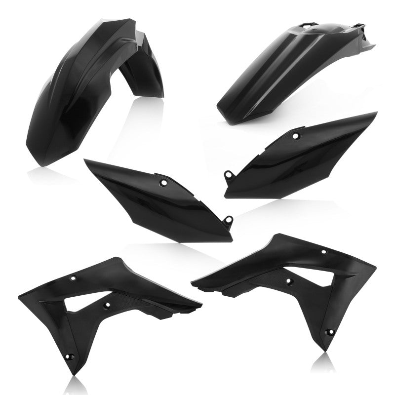 Acerbis 2017-2021 Honda CRF250RX/ CRF450RX Plastic Kit - Black - 2645460001