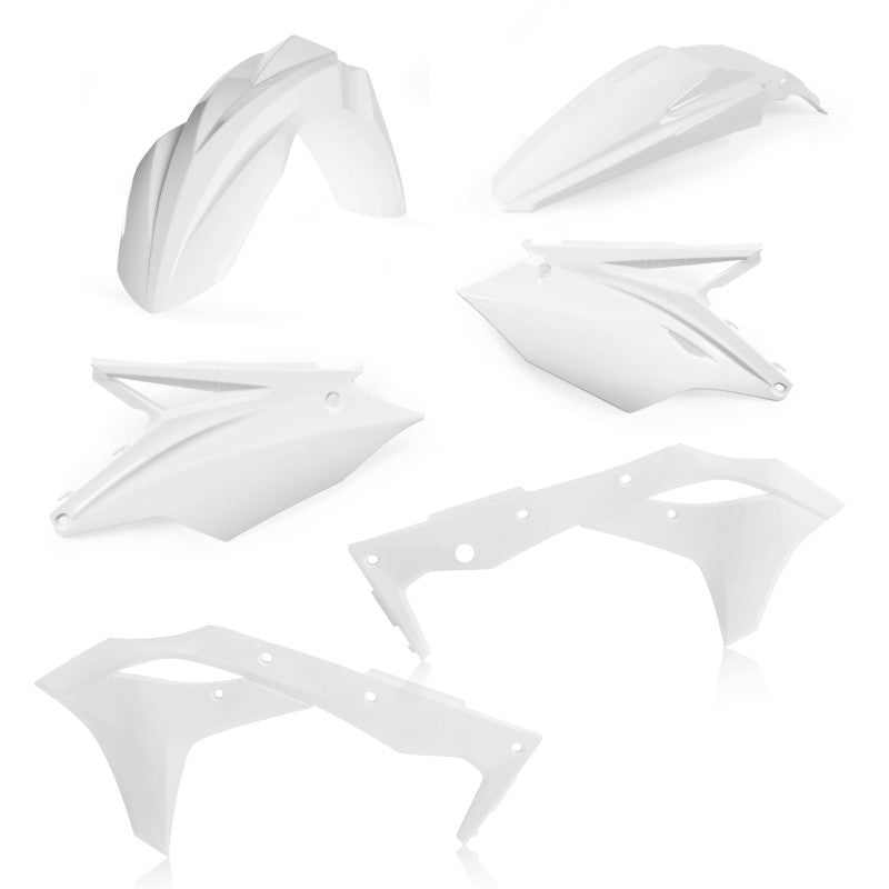 Acerbis 2017 Kawasaki KX250F Plastic Kit - White - 2630620002