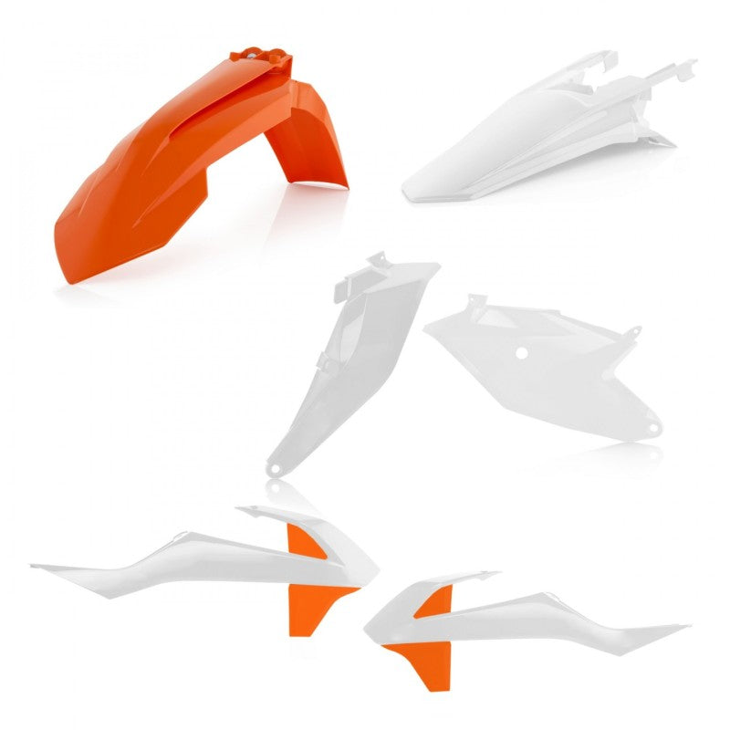 Acerbis 2018-2024 KTM SX85/2021-2024 GasGas MC85 Plastic Kit - White - 2686016345
