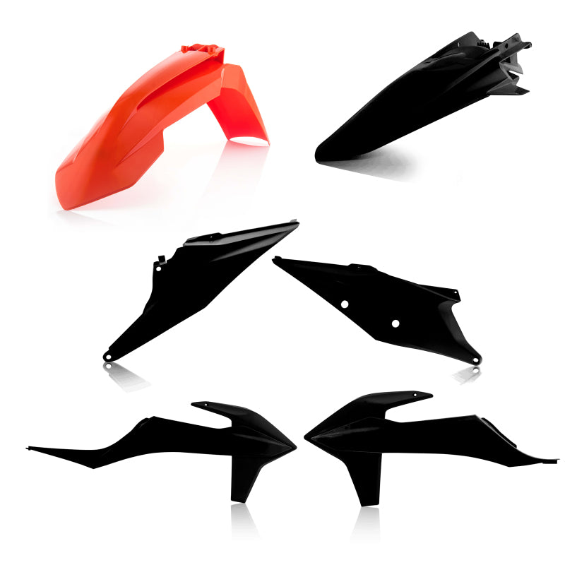 Acerbis 2019-2022 SX125-250/ SX-F250-450/ XC-F250-450/ XC250/300/ XC250tpi/300tpi Plastic Kit - Black - 2726505225