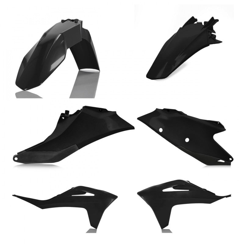 Acerbis 2021-2023 GasGas MC125/250F/450F/ EX300/250F/350F/450F Plastic Kit - Black - 2872780001
