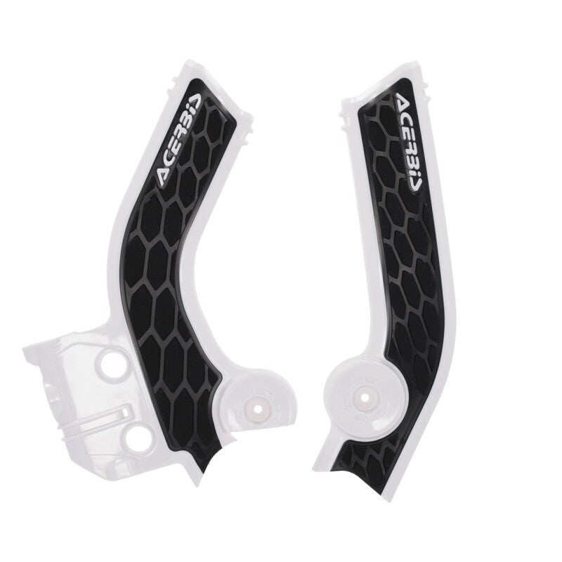 Acerbis 2023-2024 Kove Rally/Rally Pro Frame Guards- X-Grip - White/Black - 2986341035