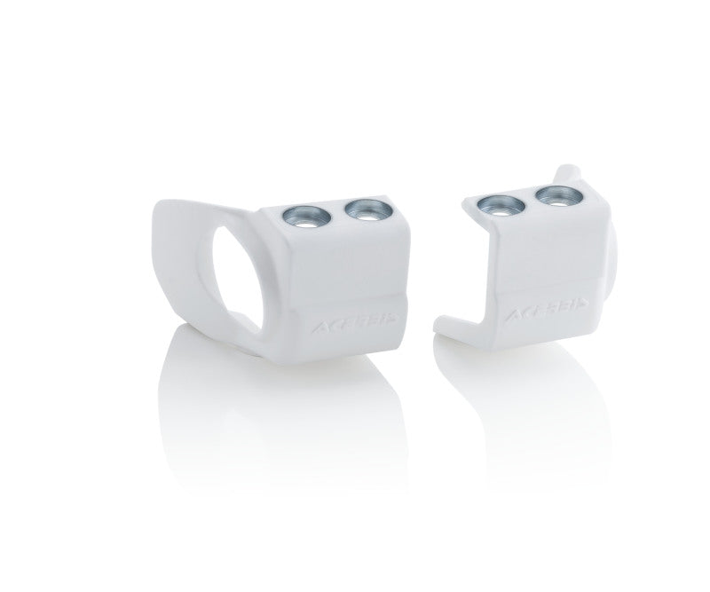 Acerbis 21+ Fantic/ 02+ Yam 125-450 YZ/ FX /X / YZF / WR250F/450F Fork Shoe Protectors - White - 2709700002