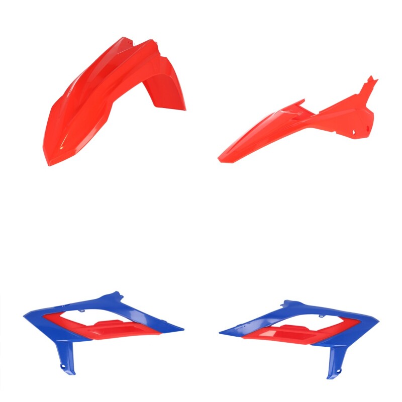 Acerbis 23+ Beta RR 125-300 2T/ Racing/ RR 350-480 4T/ RR 350 4T Racing Plastic Kit - Red/Blue - 2979461105