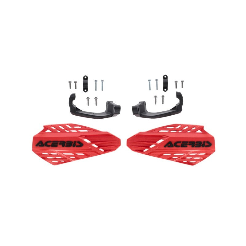 Acerbis Linear Vented Handguard - Red/Black - 2987611018