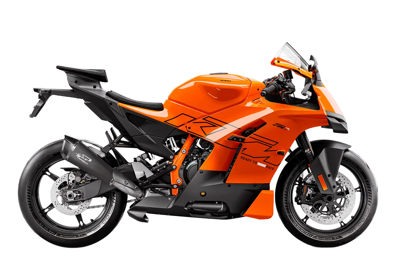 Spark KTM RC R "Konix Evo Dark" Slip-On Exhaust System (990 RC R 2026)