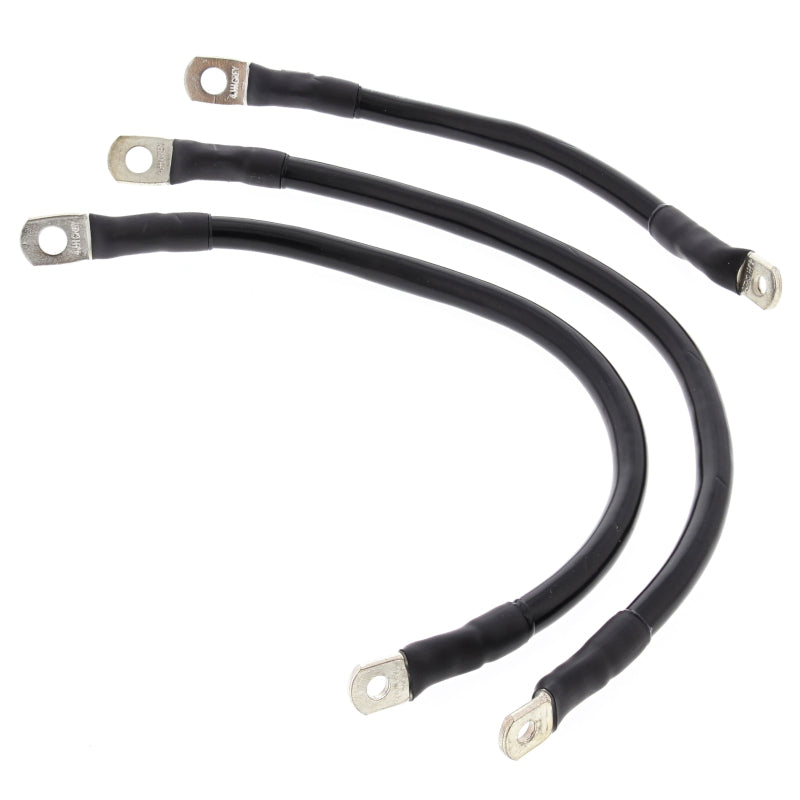 All Balls Racing 1994-1998 Harley-Davidson FLHR Road King Battery Cable Kit Black - 79-3009-1
