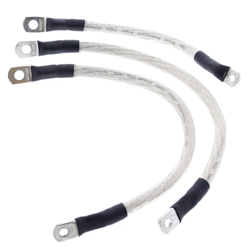 All Balls Racing 1994-1998 Harley-Davidson FLHR Road King Battery Cable Kit Clear - 79-3009