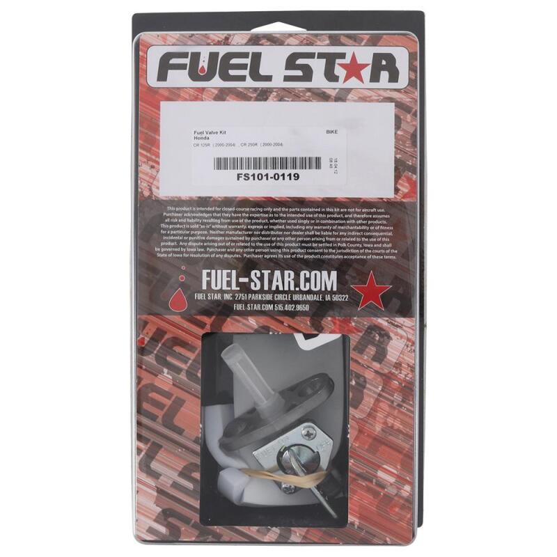 All Balls Racing 2000-2004 CR 125 R/2000-2004 CR 250 R Fuel Valve Kit - FS101-0119