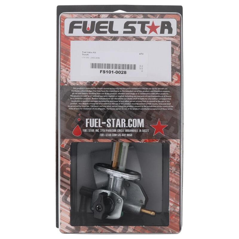 All Balls Racing 2002-2006 LT-F 250 Ozark 2x4 Fuel Valve Kit - FS101-0028