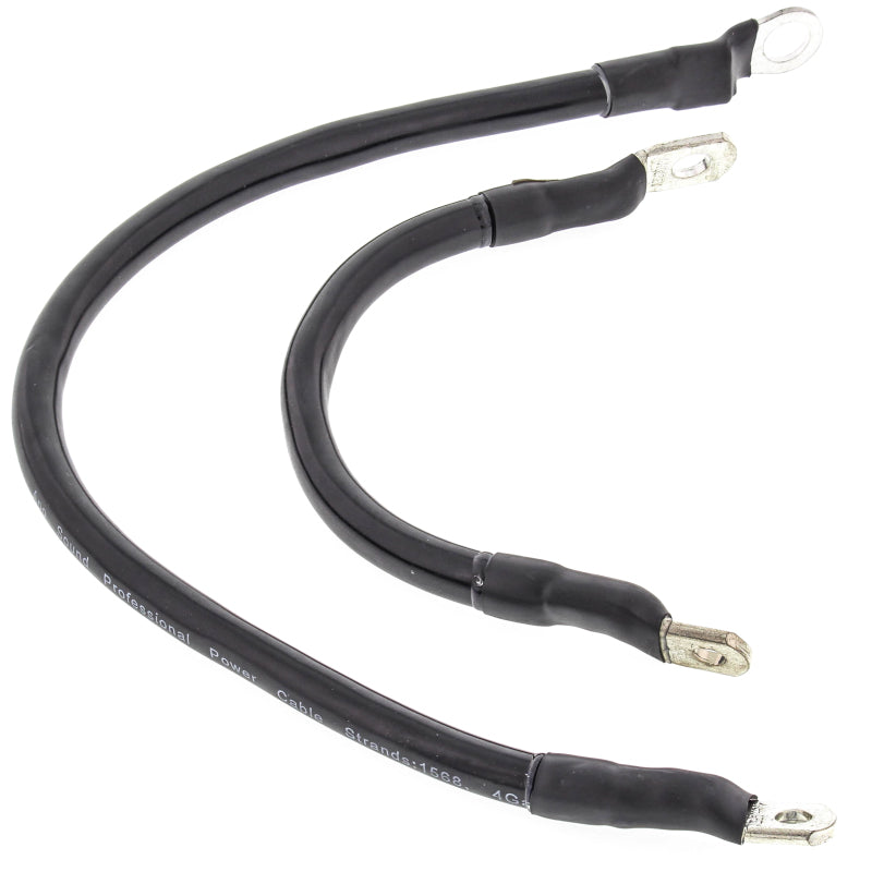 All Balls Racing 2066-1977 Harley-Davidson FLH Electra Glide Battery Cable Kit Clear - 79-3006