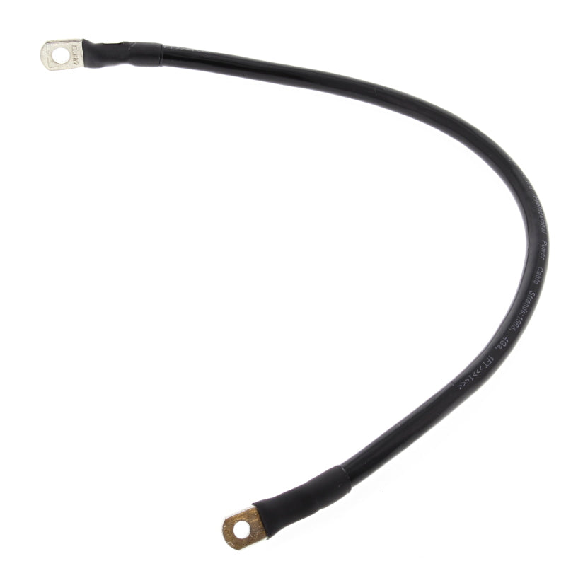 All Balls Racing Battery Cable 19in - Black - 78-119-1