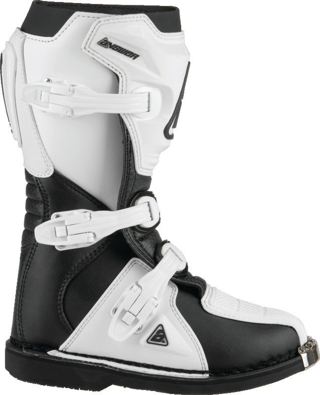 Answer AR1 Boot Black/White Youth Size - 1 - 446647