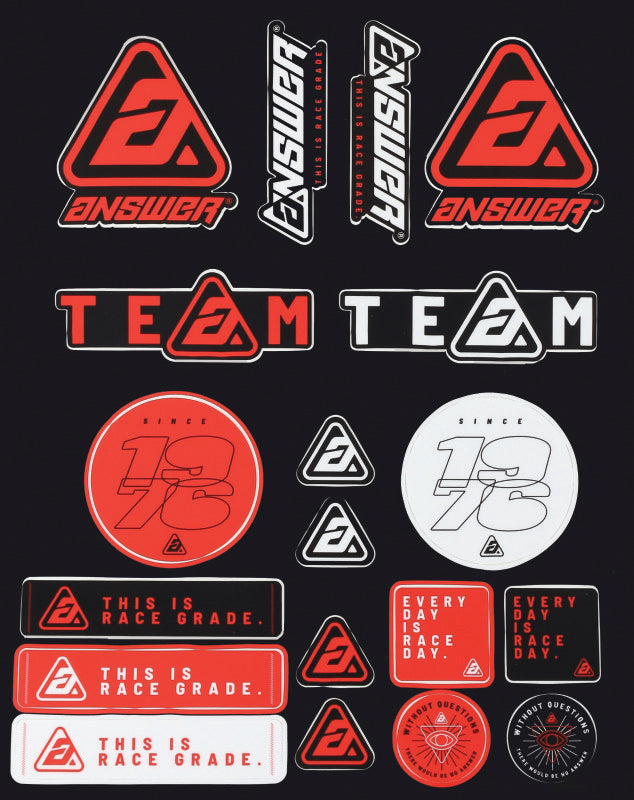 Answer Logo Sticker Sheet - 446349