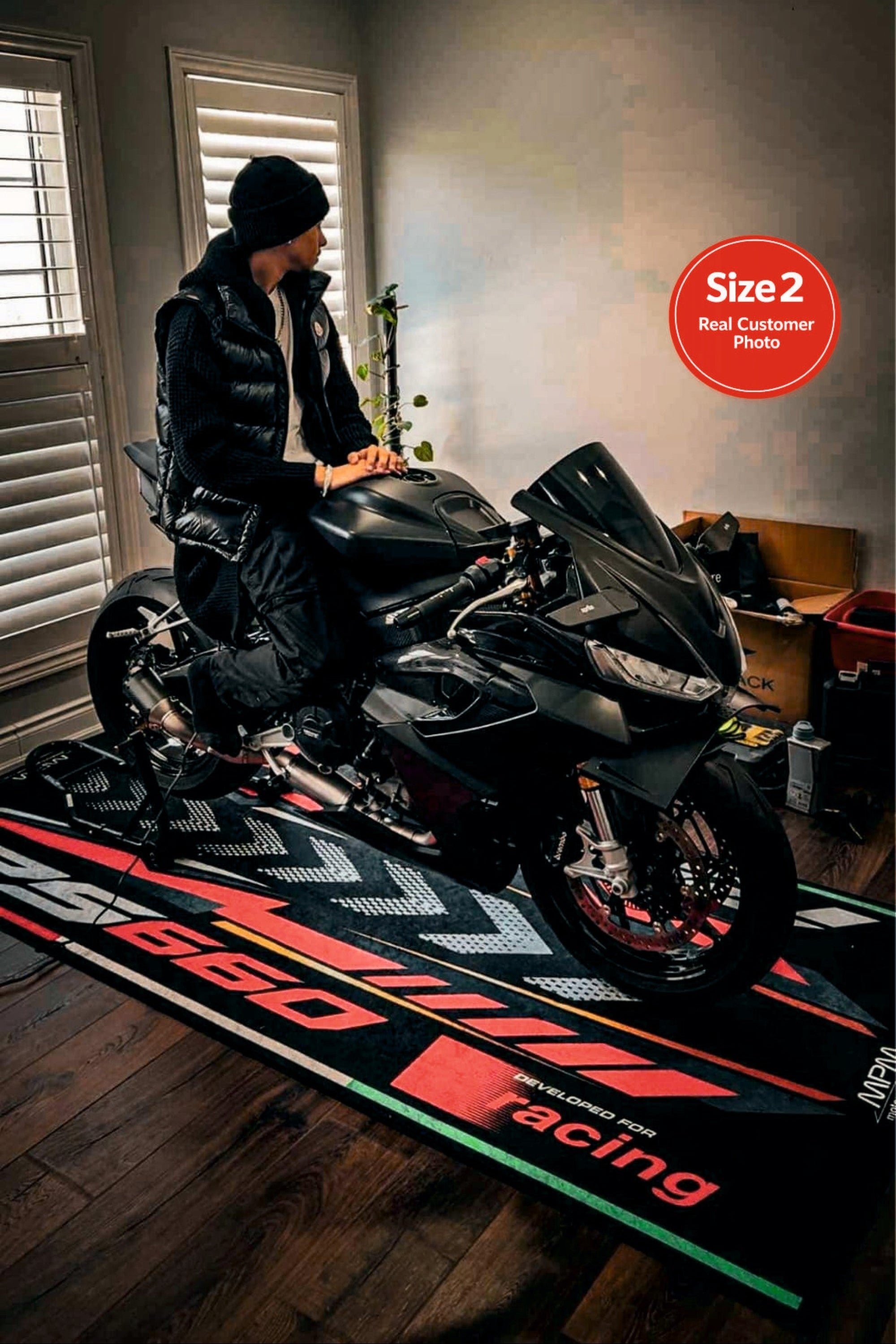 MPM Motorcycle Mat for Aprilia RS660 - MM7275
