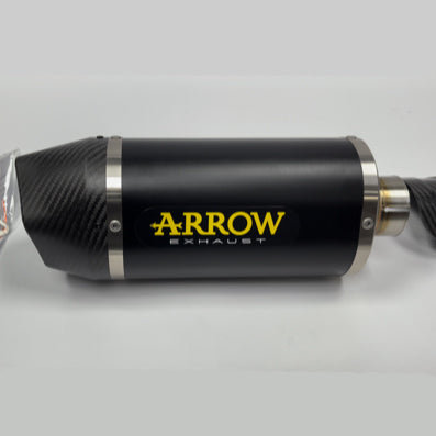 71832AKN Arrow Indy Race Exhaust, Aluminum Dark for Ducati Multistrada 1200 /1260 2015-2020