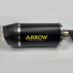 71832AKN Arrow Indy Race Exhaust, Aluminum Dark for Ducati Multistrada 1200 /1260 2015-2020
