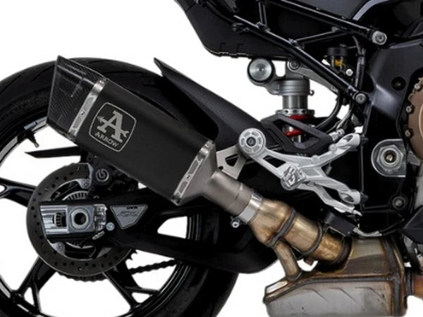 71006PTN Arrow RACING Pista Slip-on Exhaust, Titanium Dark for BMW M/S1000RR 20-25