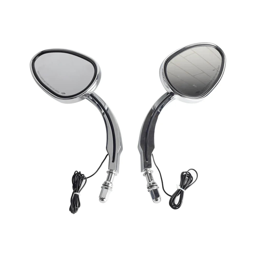 Eagle Lights SIGNALSIGHT LED Mirror with Turn Signals for Harley-Davidson® Softail, Dyna and Touring Models - Pair