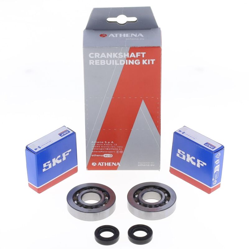 Athena 1994-1998 Peugeot FOX L 50 Crankshaft Bearing & Oil Seal Rebuilding Kit - P400420444002