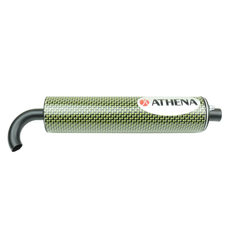 Athena Agrale 50 Carbon Silencer 60x250mm w/Internal Mouth Bore 20mm per 50-80cc - S410000303002