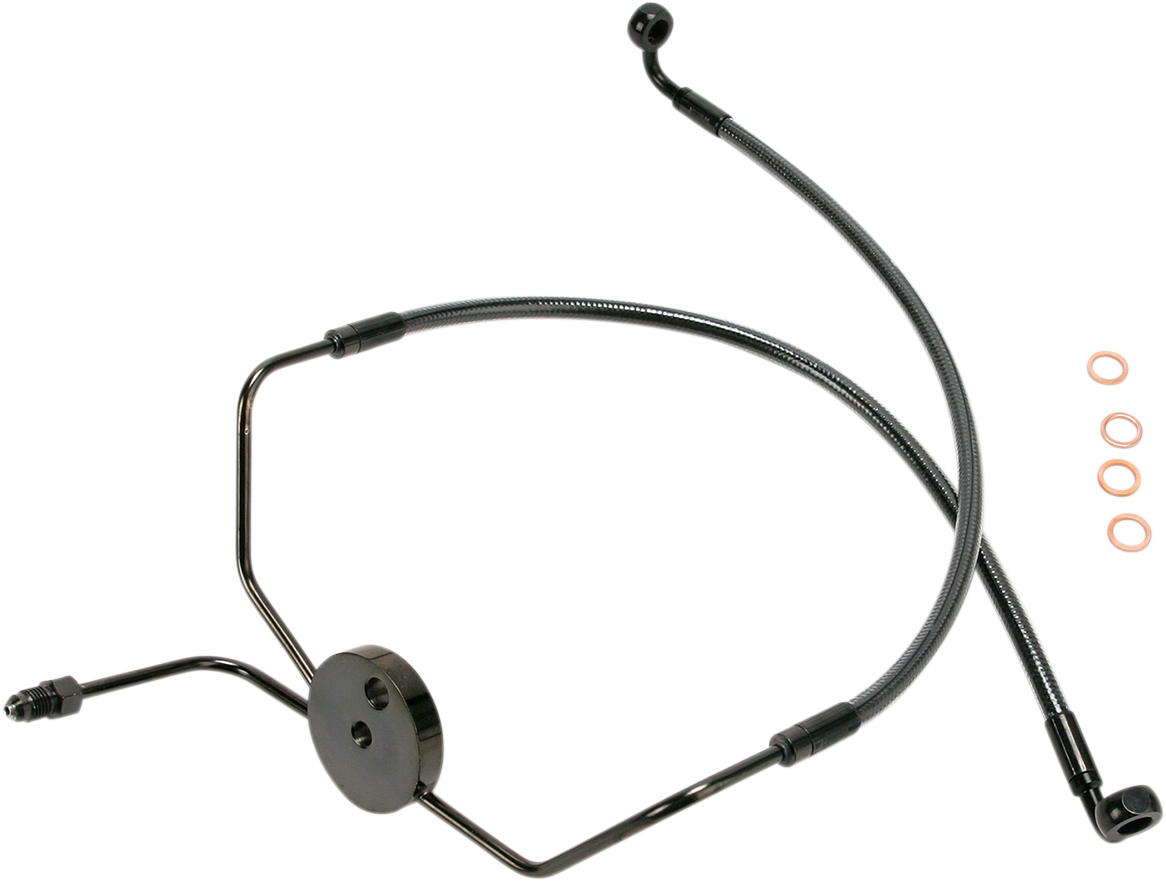 MAGNUM SHIELDING Designer Series Front Lower Brake Line Kit