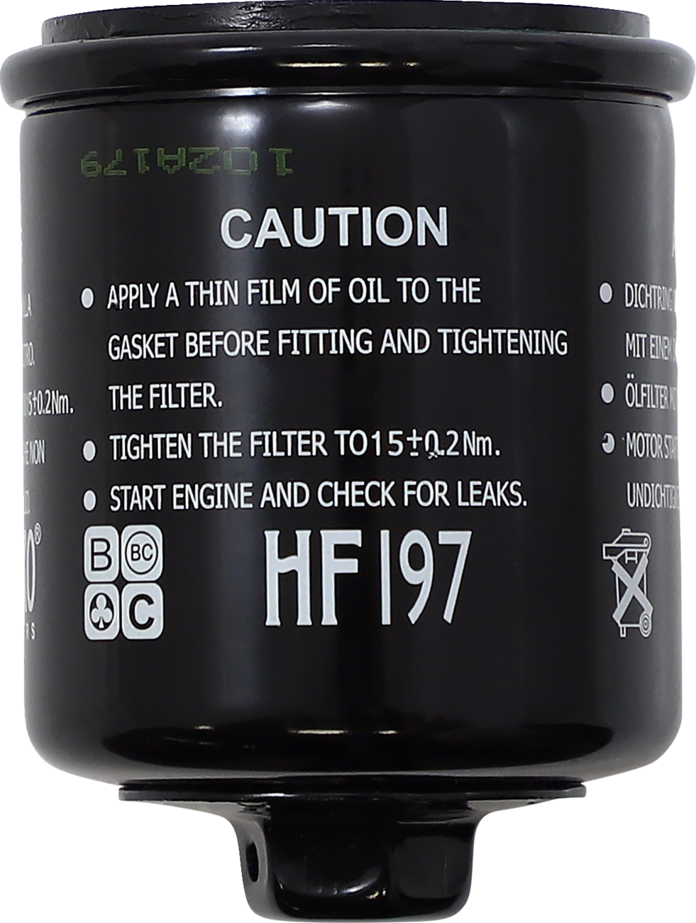 HIFLOFILTRO Oil Filter — Spin-On