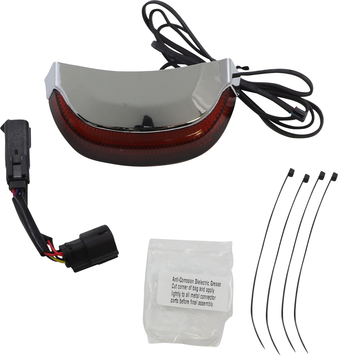 CIRO Taillight - Red Lens / Chrome 2010-1455