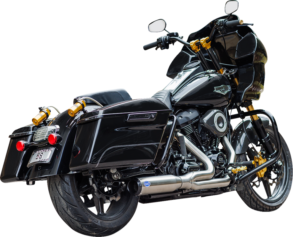 2-into-1 Qualifier Exhaust System - Race Only - Brushed Stainless