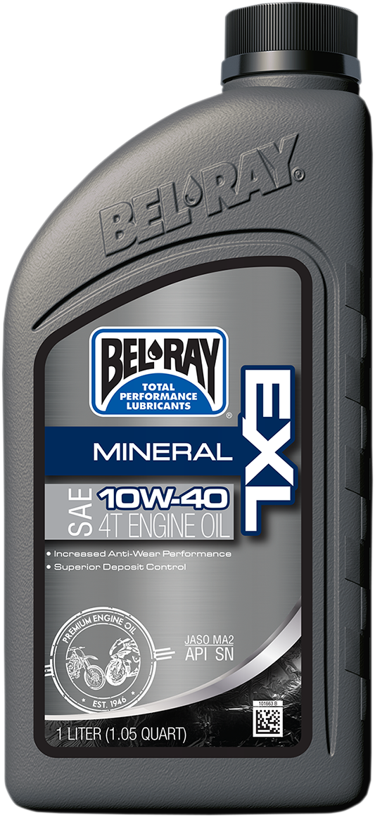 BEL-RAY EXL 4T Mineral Oil - 10W-40 / 1L 3601-0147