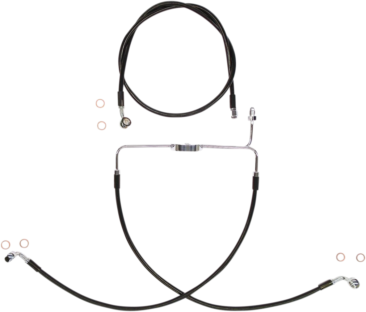 MAGNUM SHIELDING XR Stainless Extreme Response Front Brakeline Kit