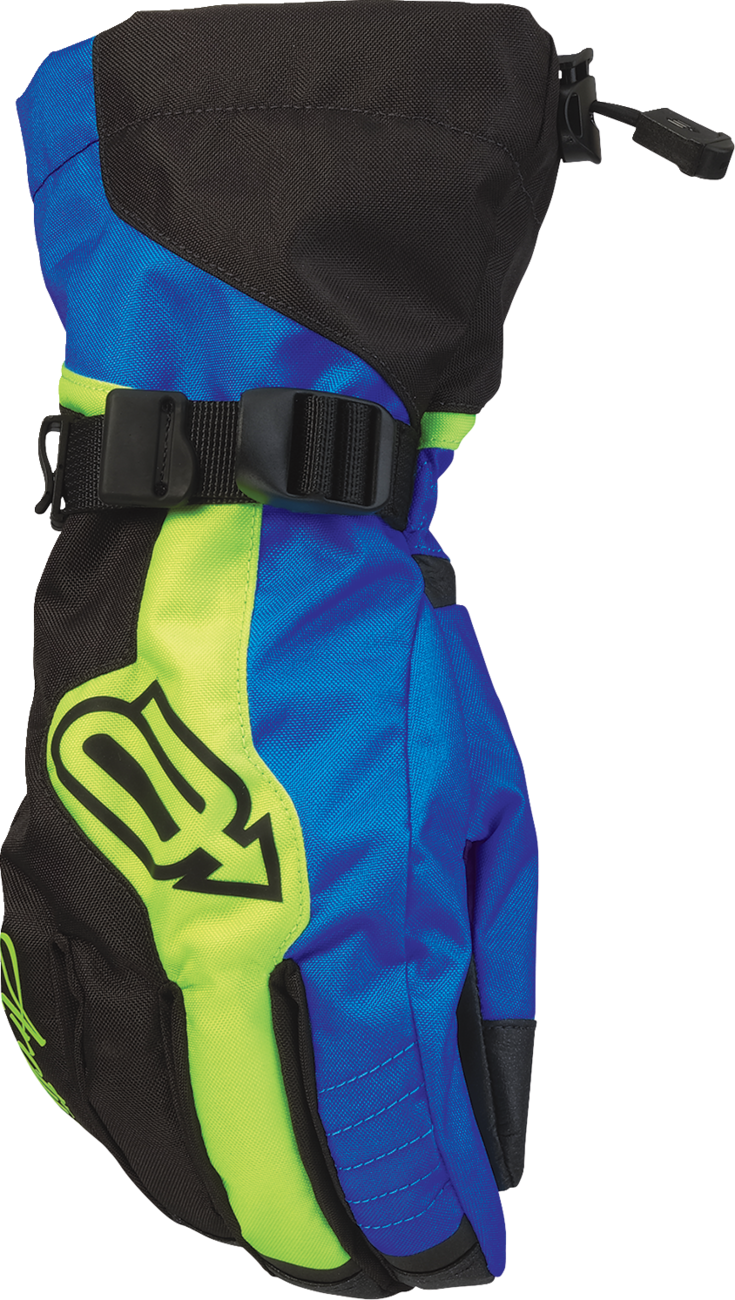 ARCTIVA Women's Pivot 8 Gloves - Blue/Hi-Vis / 2XL 3341-0465