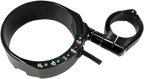 JOKER MACHINE Speedometer Relocation Bracket with Easy Mount Clamp - Black Anodized / For 49 mm Fork 2210-0478