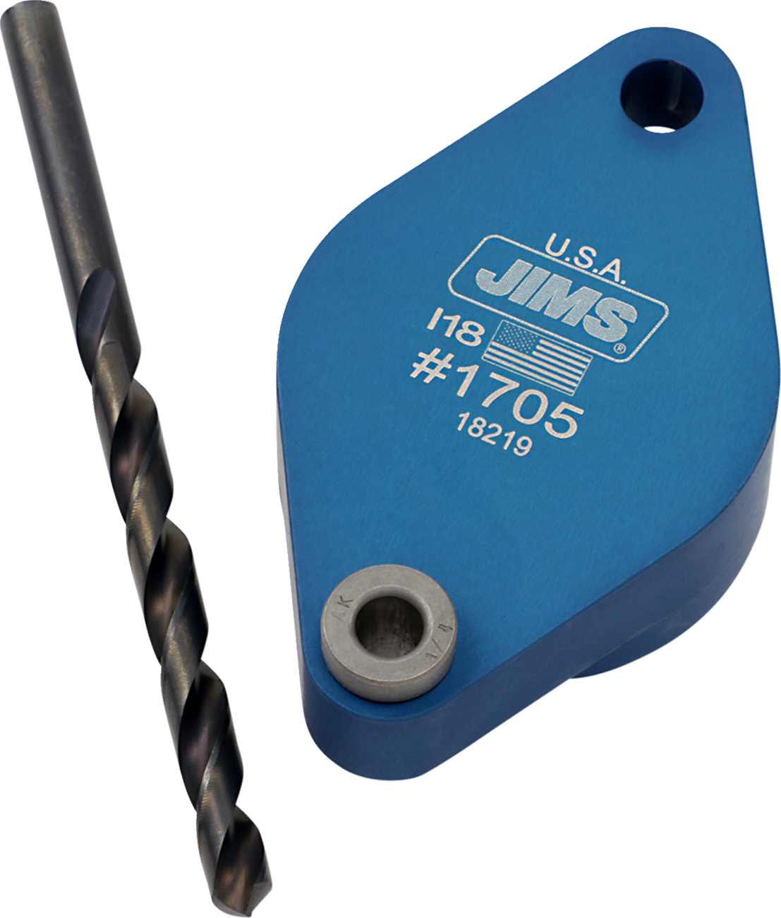 JIMS Exhaust Stud Drill Plate - Exhaust Drill Plate DS-197032