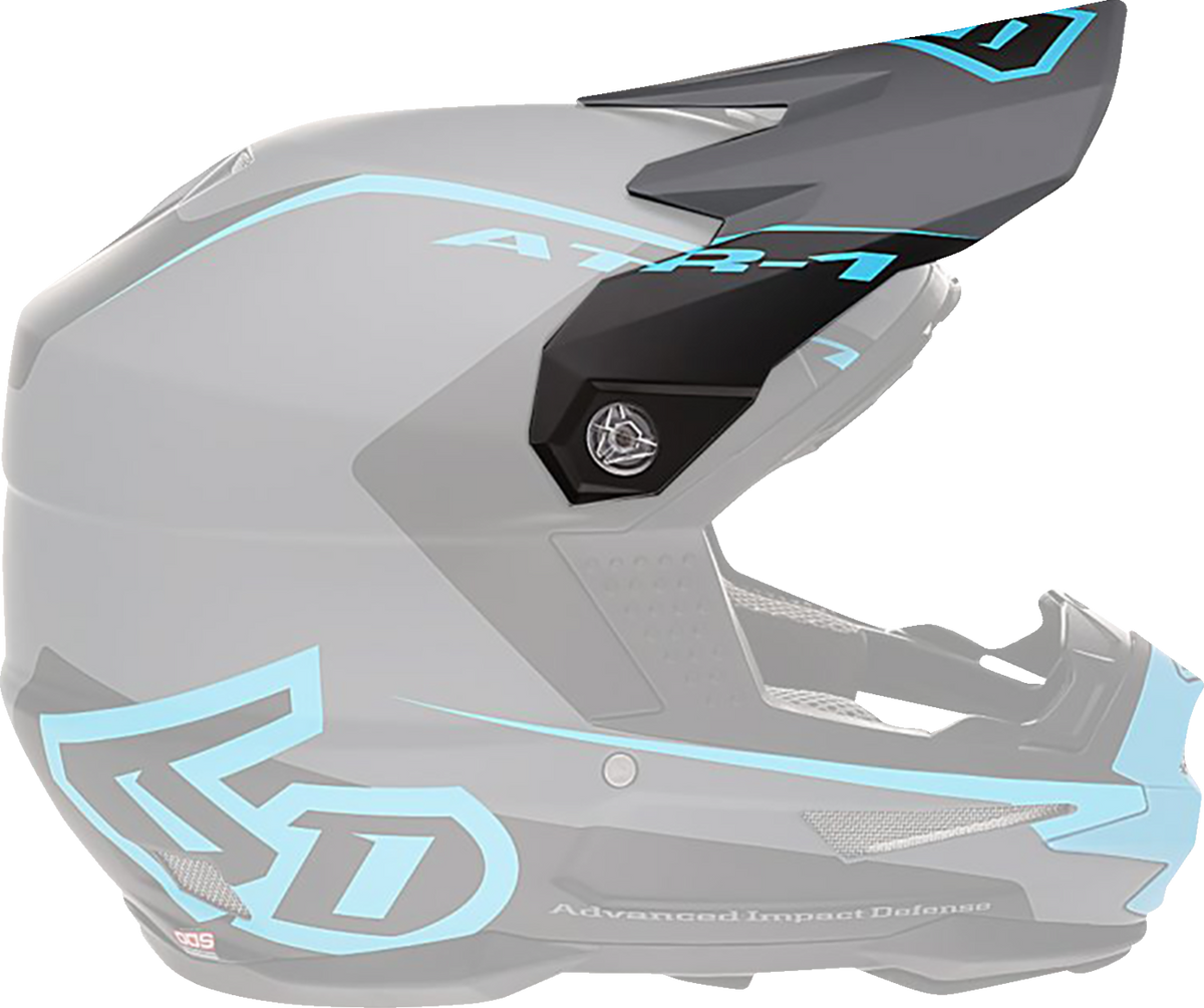 6D HELMETS ATR-1 Helmet Visor — Stealth