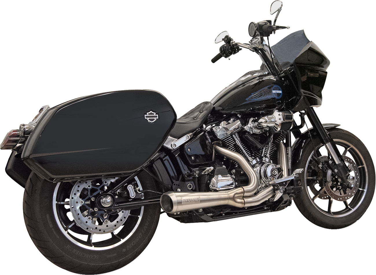 2-into-1 Ripper Exhaust System with Megaphone Muffler - Stainless - 49-State - M8 Softail