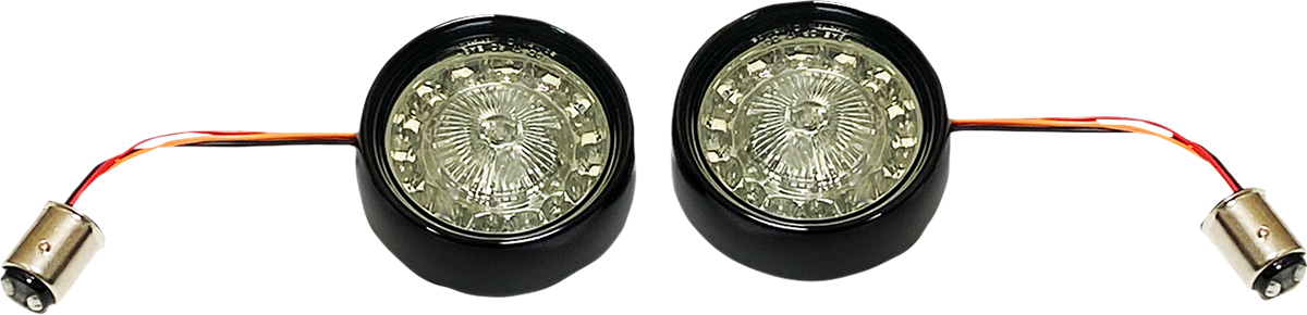 CUSTOM DYNAMICS Turn Signal Insert - Red/Smoke 2020-1981