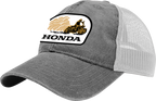 HONDA APPAREL Honda Trucker Hat - Gray/White 2501-4469