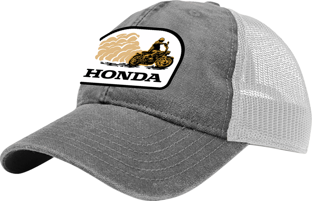 HONDA APPAREL Honda Trucker Hat - Gray/White 2501-4469