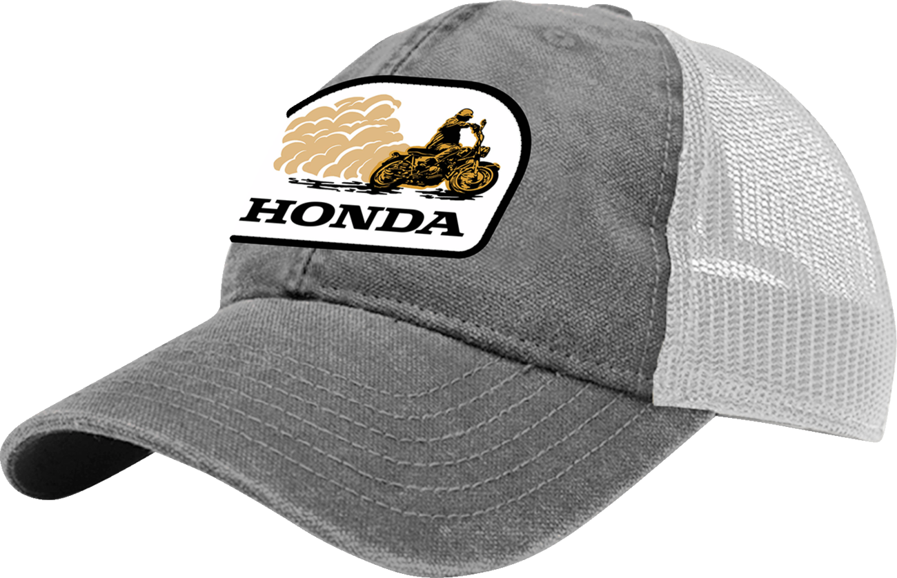HONDA APPAREL Honda Trucker Hat - Gray/White 2501-4469