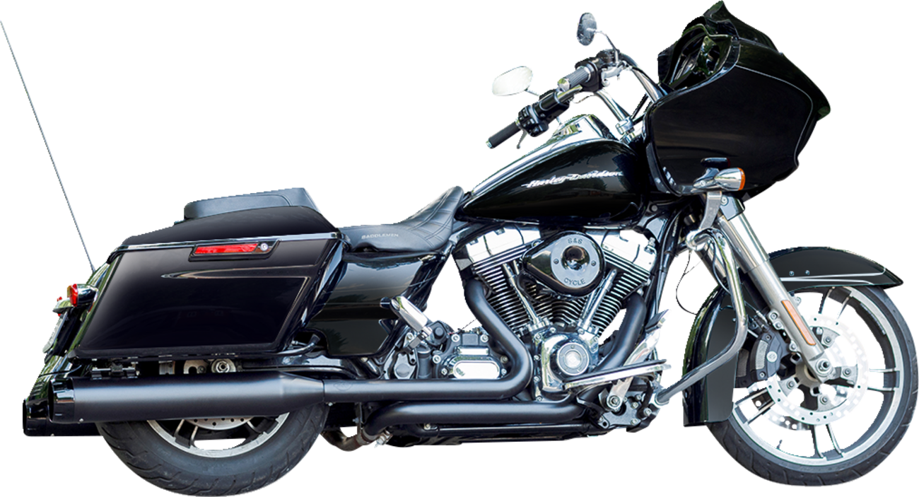 4-1/2" MK45 Performance Mufflers - Black with Black Thruster