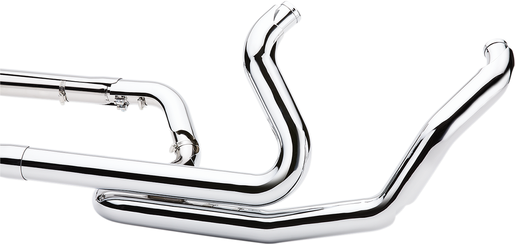 Cobra Powerport Dual Headpipes with Dual Bungs - Black 6253DBRB1