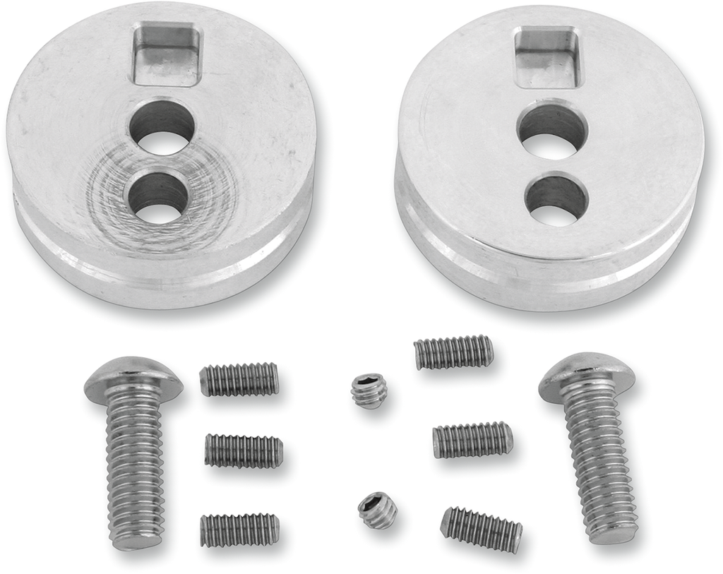 SHOW CHROME Turn Signal Relocation Adapters - Turn Signal Relocation Adapter Kit 2001-0242
