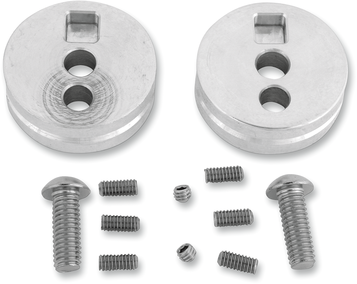 SHOW CHROME Turn Signal Relocation Adapters - Turn Signal Relocation Adapter Kit 2001-0242