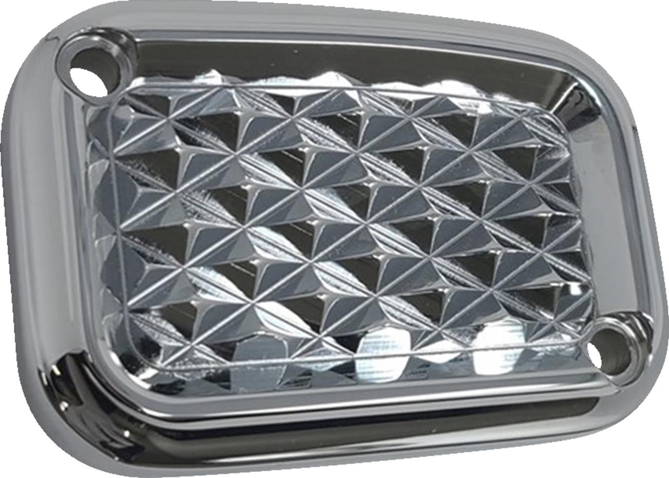 COVINGTONS Master Cylinder Cover - Clutch / Diamondback / Chrome 0612-0507