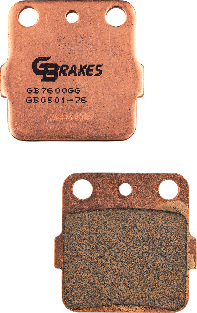 GBRAKES HH Sintered Brake Pads - Brake Pads / Sintered / Front/Front Right/Front Left/Rear Right 1722-0989