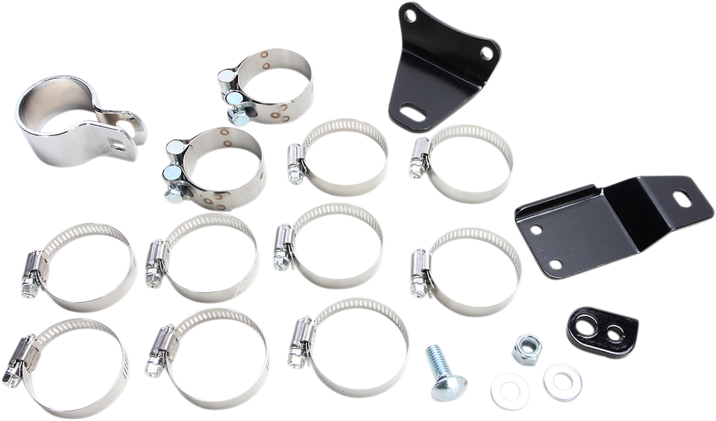 Cobra Powerport Dual Headpipes with Dual Bungs - Black 6253DBRB1