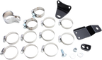 Cobra Powerport Dual Headpipes with Dual Bungs - Black 6253DBRB1